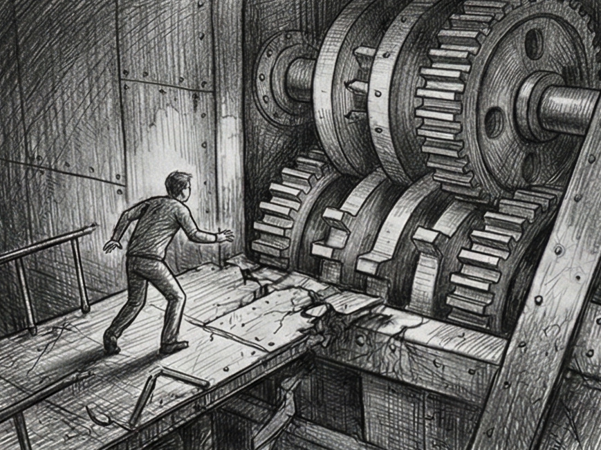 Rêver d'un Compacteur ou d'un Sol qui s'Effondre