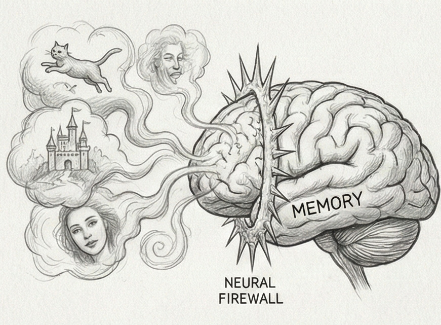 Illustration des ondes cérébrales pendant le sommeil